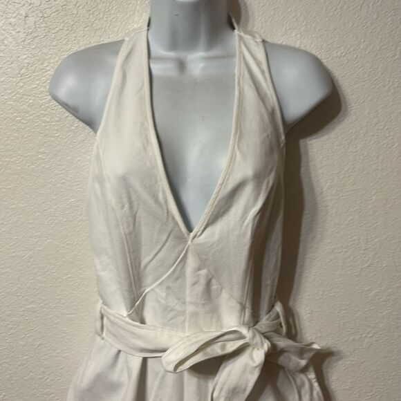 Flying Tomato Halter Plunge Jumpsuit Large - Picture 4 of 6